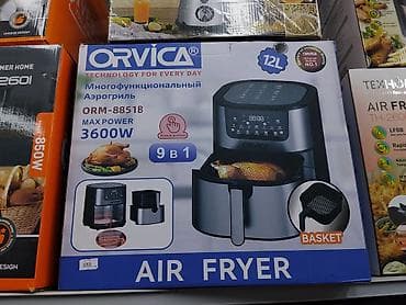 Аэрогриль ORVICA ORM-8851B — многофункциональная аэрофритюрница 9 в 1