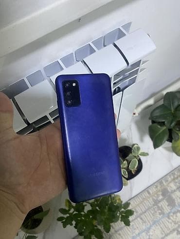 Samsung Galaxy A02 S, Колдонулган, 32 ГБ, түсү - Көк, 2 SIM