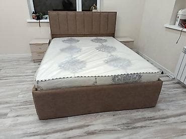 ортопедические кровати: Мягкие кровати с высоким изголовьем и подъемным основанием на заказ — 1