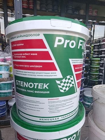 шпакловка: Шпаклевка STENOTEK Pro FINISH, Полимерная, Готовая — 2