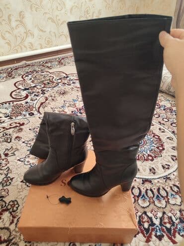 обувь для охоты: Сапоги ботфорты - Зима ❄️ Натуральная кожа ! 💯 Натуральный мех !💯 — 3