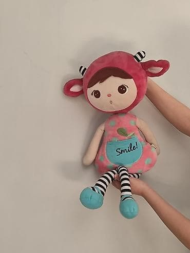 Мягкая игрушка-кукла «Smile!» - Милый персонаж в розово‑малиновом