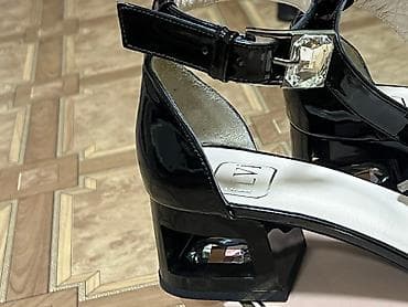 Босоножки, 38, IDEAL, Новый, цвет - Черный, Самовывоз — 3