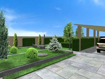 флористика дизайн: Ландшафтный дизайн и озеленение проектирование, посев газона, посадка — 1