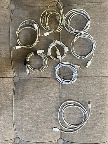 Кабели для устройств Apple (Lightning) б/у - Типы разъёмов: USB‑A —