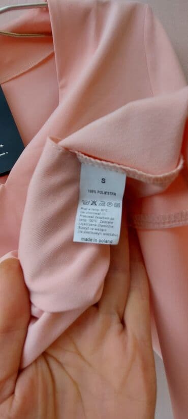 б у брендовые вещи: Блузка Польша. Цвет пыльная роза как на 1 фото. Новая .На размер (±44) — 7