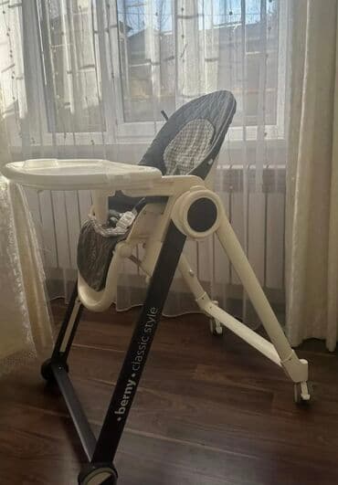 Стульчик для кормления, Б/у, Другой бренд, Пластик, Трансформер, цвет - Серый, Самовывоз, Платная доставка