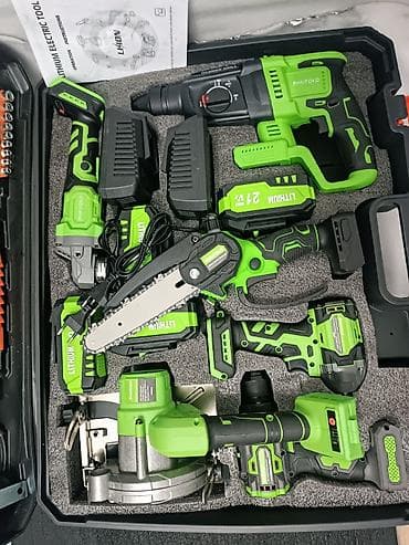 Бизнес үчүн климаттык жабдуулар: Многофункциональный набор аккумуляторного электроинструмента 21V lalafo.kg да — 9 Бизнес үчүн климаттык жабдуулар: Многофункциональный набор аккумуляторного электроинструмента 21V — 9