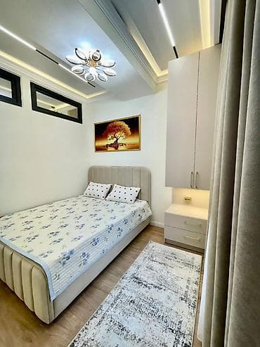 Недвижимость: 3 комнаты, 74 м², Асанбай мкр Элитка, 4 этаж, Евроремонт — 10