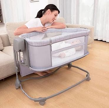 Манежи-кровати: Манеж-кровать, Раскладной, Другой материал — 1