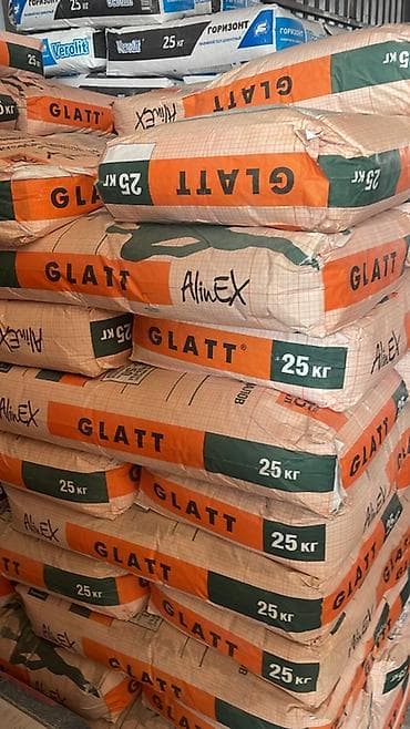Шпаклевка GLATT AlinEX, 25 кг - Сухая строительная смесь для