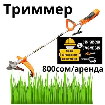 триммеры для сада: Триммер в аренду Бензиновый 
Доставка по городу договорная — 1