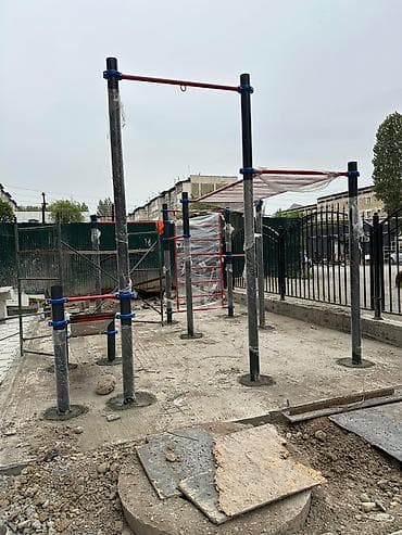 турник настенный 3 в 1: Детская площадка Для улицы — 1