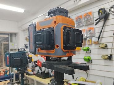 митал искатель: Лазерный уровень DEKO на штативе - Формат 3D/360°: три проецирующие — 3
