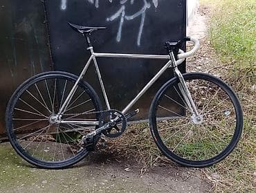 фикс ardently: Фикс-байк (fixed gear) с полированной стальной рамой и вилкой — 1