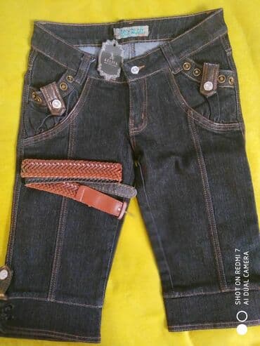 джинсы на девочку: Продаю вещи для девочек: Джинсы, брюки, капри, шорты, спортивные — 11