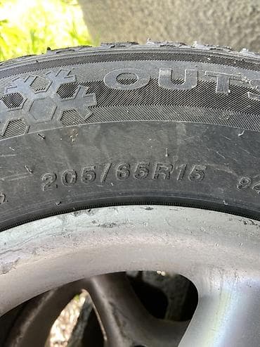 4 тешик: Дөңгөлөктөр монтажда 205 / 65 / R 15, Кыш, Колдонулган, Комплект, Жеңил унаалар, Куйма, тешиктери - 5 — 3