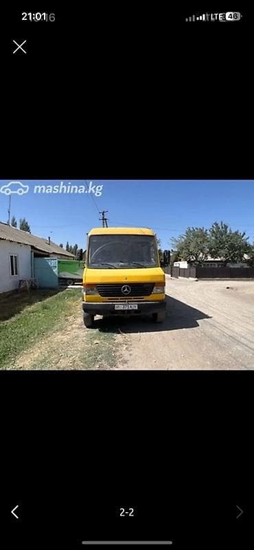sprinter rx: Грузовой фургон Mercedes-Benz (желтый, цельнометаллический кузов) — 2
