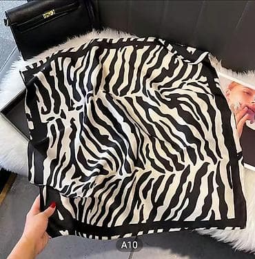 шарфики женские: Цвет - Черный — 10