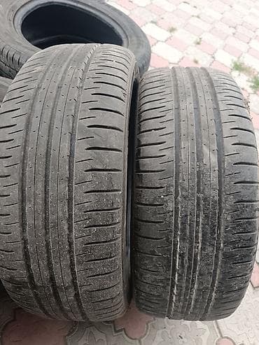 Шины 215 / 55 / R 18, Лето, Б/у, Пара, Легковые, Dunlop