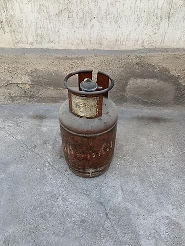 редуктор для газ: Газовый баллон металлический, переносной. - Материал: сталь, с — 1