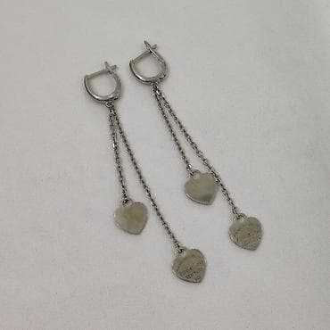 Серебряные серьги: Серебряные серьги, Проба 925, Женские, Новый — 1