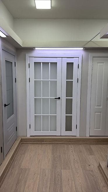 дверь стекло: Балконная дверь, Новый, Со стеклом, Деревянная — 1