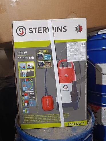 погружная: Погружной насос STERWINS 500 CDW-3 (2 в 1) Назначение: откачка чистой — 4