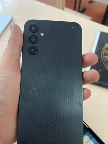 Samsung Galaxy A14, Б/у, 128 ГБ, цвет - Черный, 2 SIM