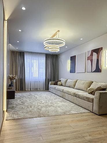 дизайнерское: 3 комнаты, 88 м², 108 серия, 7 этаж, Дизайнерский ремонт — 1
