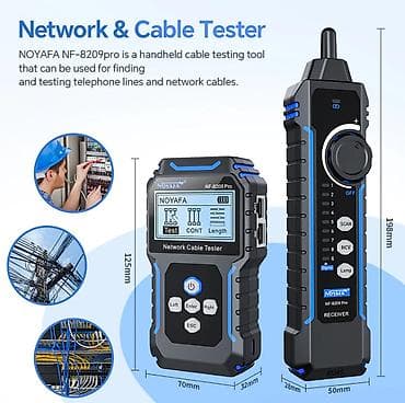 stp: NOYAFA NF-8209 Pro — многофункциональный тестер сетевых и телефонных — 3