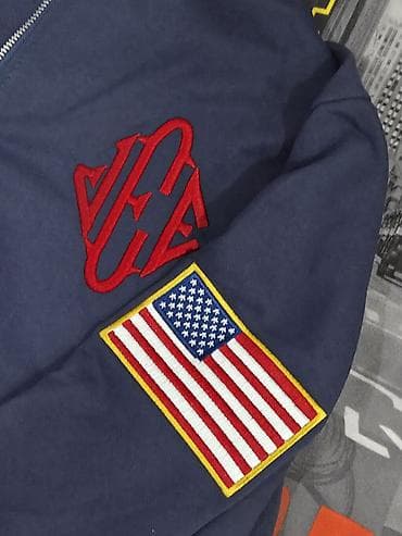 одежда мишки: Мужская толстовка Jeffry Epstein с молнией до середины груди — 3