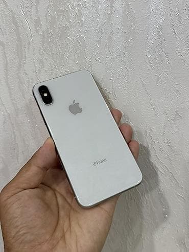 Уюлдук телефондор жана аксессуарлар: IPhone Xs, Колдонулган, 64 ГБ, Күмүш, Коргоочу айнек, Каптама, 100 % — 1