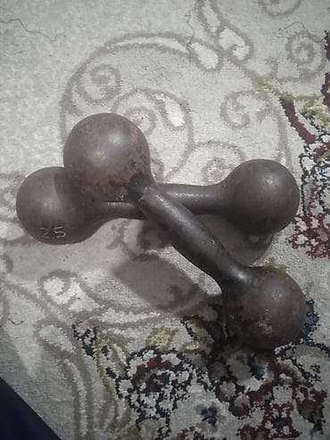 Продам гантель пара СССР, по 2,5 кг по вопросам пишите WhatsApp