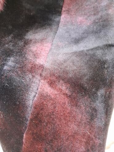 шуба кроликовая: Шуба, Песец, По колено, L — 4