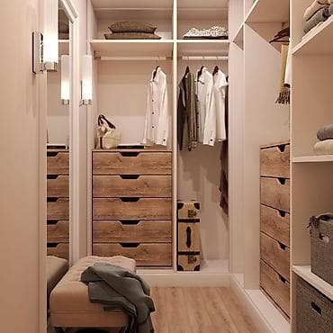 Стол жана отургуч комплекттери: Буйрутма эмеректер, Уктоочу бөлмө, Ашкана гарнитурасы, Шкаф, Керебет — 4