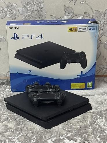 сони плайстейшен: Sony PlayStation 4 Slim 500 ГБ (Jet Black) с поддержкой HDR и PS VR — 4