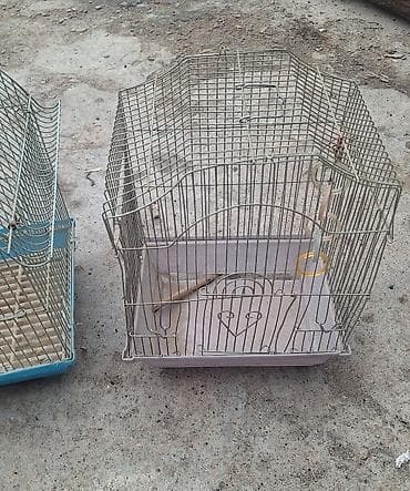 курица бролер: Клетки для птиц (2 шт.) - Материал: металлические прутья, выдвижные — 2