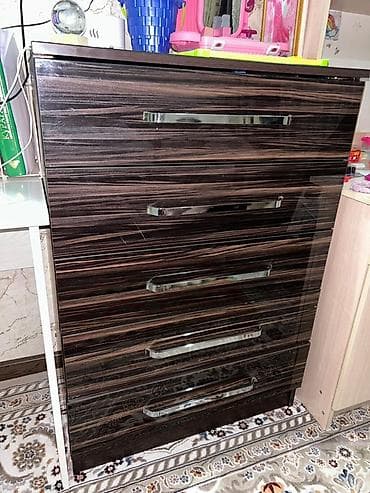 столы для офиса: Спальный гарнитур, Двуспальная кровать, цвет - Коричневый — 3