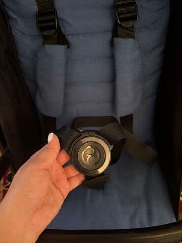 бебизен йойо 2 коляска: Коляска, цвет - Голубой, Б/у — 2