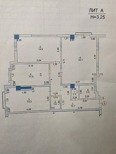 3 комнаты, 85 м², Элитка, 1 этаж, Евроремонт at lalafo.kg 3 комнаты, 85 м², Элитка, 1 этаж, Евроремонт