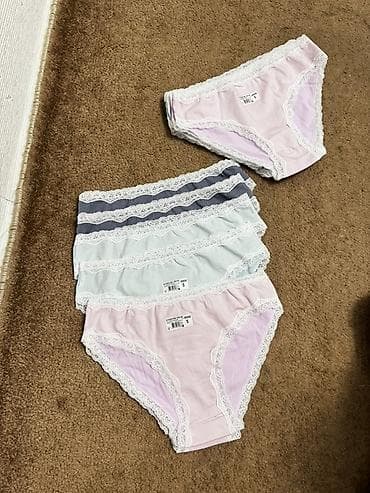 белый топик: Трусики, Хлопок, Турция — 6