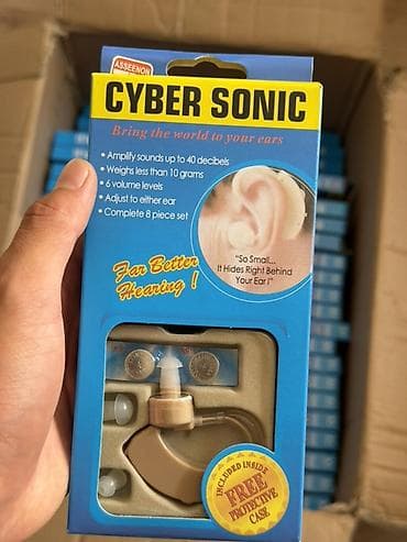 Угуучу аппараттар: Слуховой аппарат Cyber Sonic (заушный) продаем только оптом от 10 штук — 2