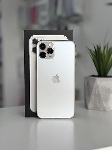 IPhone 11 Pro, Колдонулган, 256 ГБ, Күмүш, Заряддоочу түзүлүш, Коргоочу айнек, Каптама — 2
