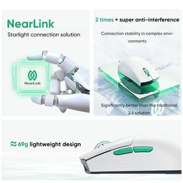 акустические системы logitech со светомузыкой: Игровая мышь ThundeRobot ML903 NearLink Игровая мышь ThundeRobot — 7