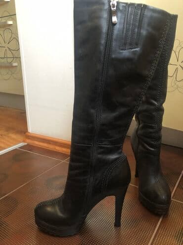 Женская обувь: Шикарные кожаные сапоги, очень удобные, ( брала в Евромоде за 8130 — 4