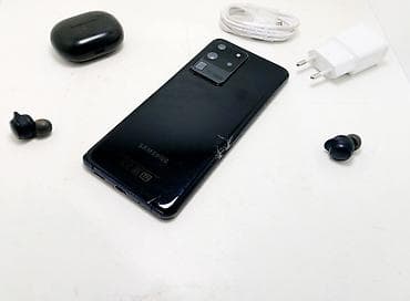 10x: Samsung Galaxy S20 Ultra, Б/у, 128 ГБ, цвет - Черный, 1 SIM, 2 SIM — 6