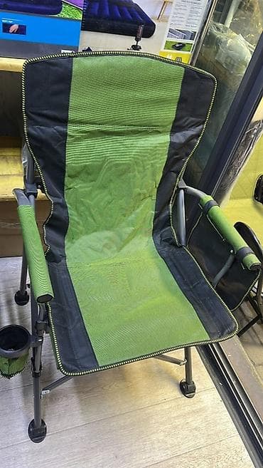 Походный складной стул, Другой материал, цвет - Зеленый