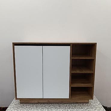 Тумбы и подставки для обуви: Тумба и подставка для обуви, Новый, МДФ, цвет - Белый — 3