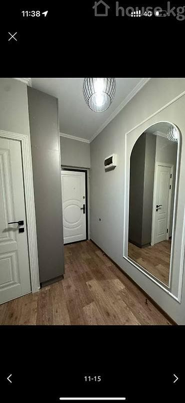 2 комнаты, 58 м², 4 этаж